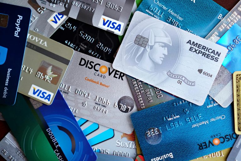 pile of credit cards
