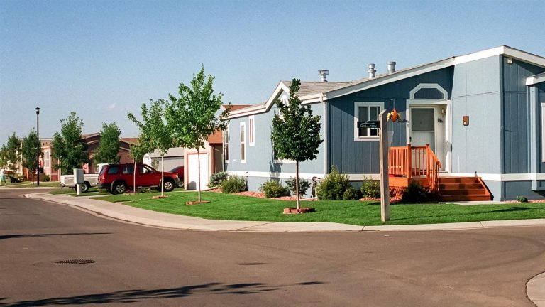 Image of a manufactured home.